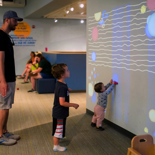 Interactive floor game
