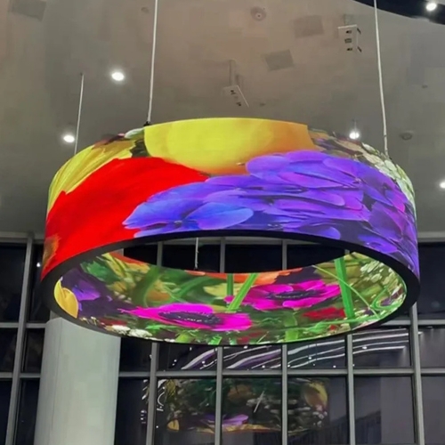Circular ring LED screen