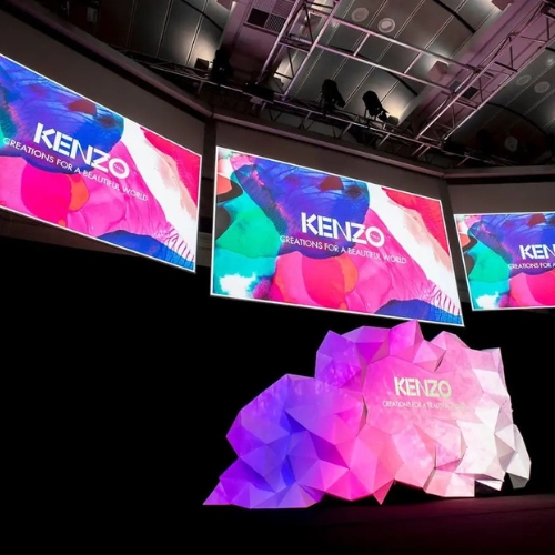 Projection mapping brand event
