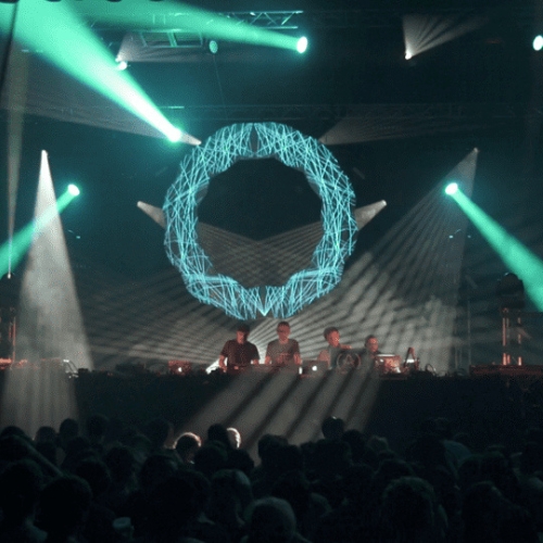 Projection mapping stage installation