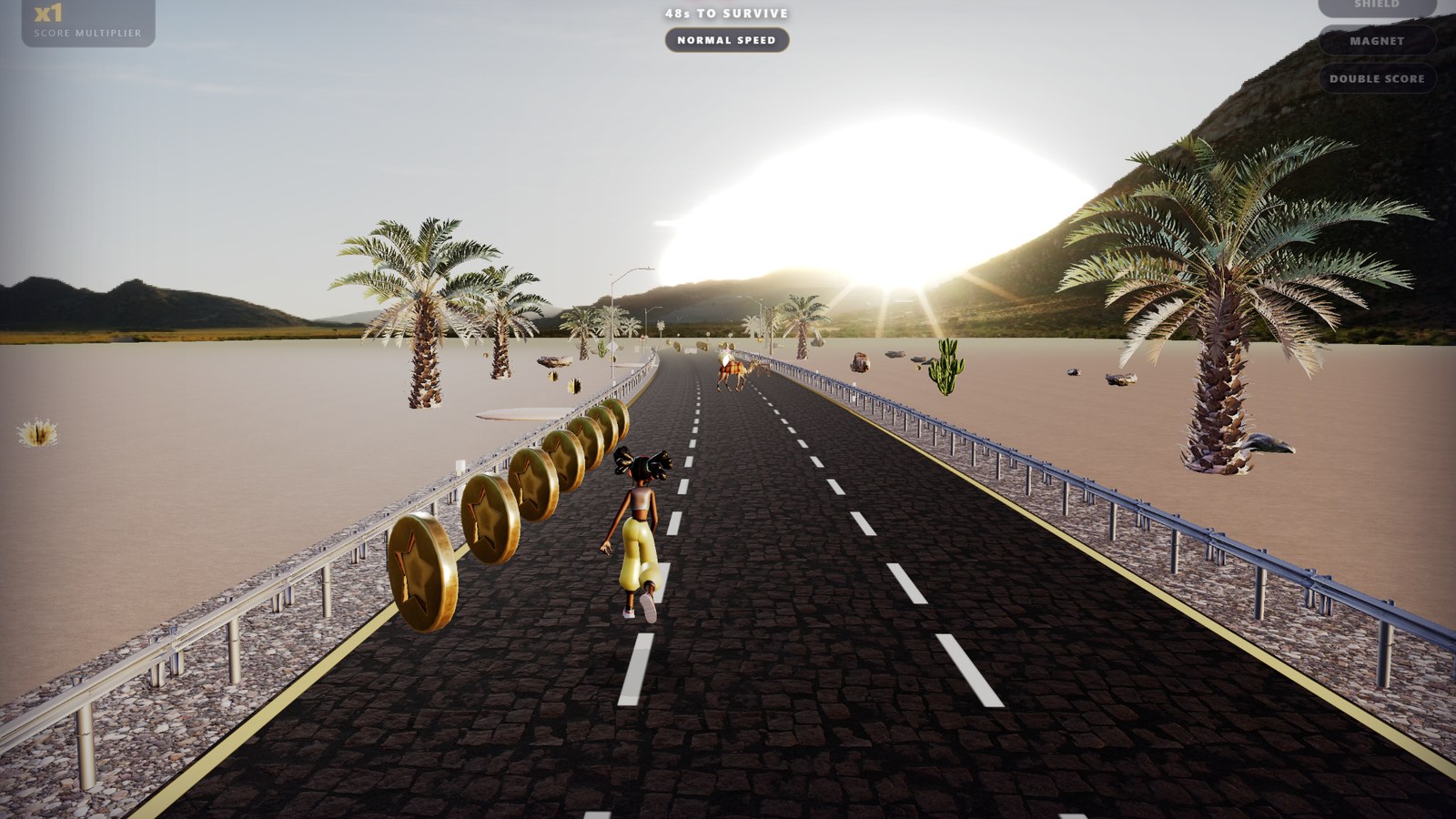 Velocity Run interactive motion game