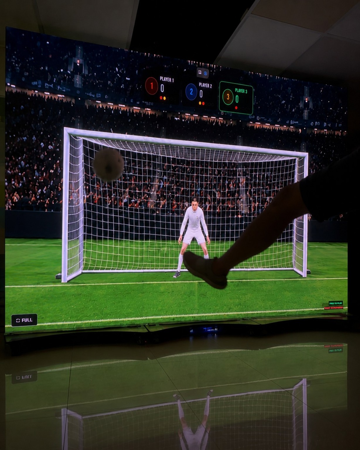 Interactive football activation